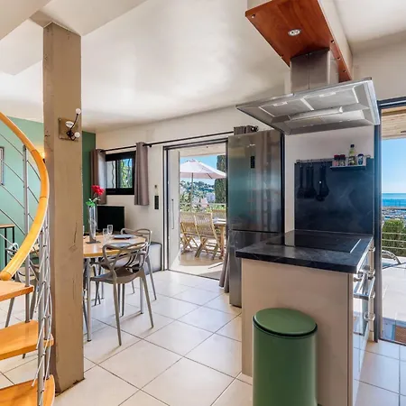 Superbe Vue Mer, Climatisee, Proche Plage, Parking, Animaux Acceptes - Fr-1-816-23 *