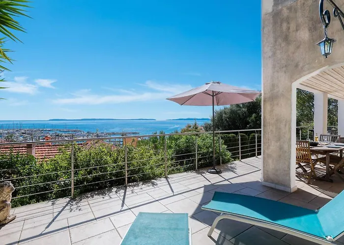 Вилла Superbe Vue Mer, Climatisee, Proche Plage, Parking, Animaux Acceptes - Fr-1-816-23 Ле-Лаванду