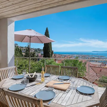 Superbe Vue Mer, Climatisee, Proche Plage, Parking, Animaux Acceptes - Fr-1-816-23 Βίλα Le Lavandou
