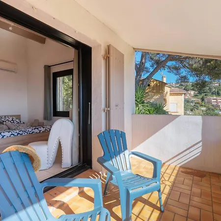 Superbe Vue Mer, Climatisee, Proche Plage, Parking, Animaux Acceptes - Fr-1-816-23 Βίλα Le Lavandou