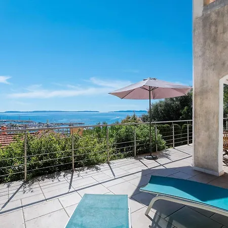Βίλα Superbe Vue Mer, Climatisee, Proche Plage, Parking, Animaux Acceptes - Fr-1-816-23 Le Lavandou